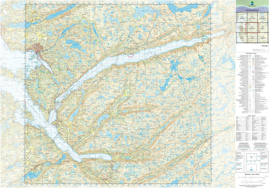 Kartverket N50 kartblad 04-B Jørpeland