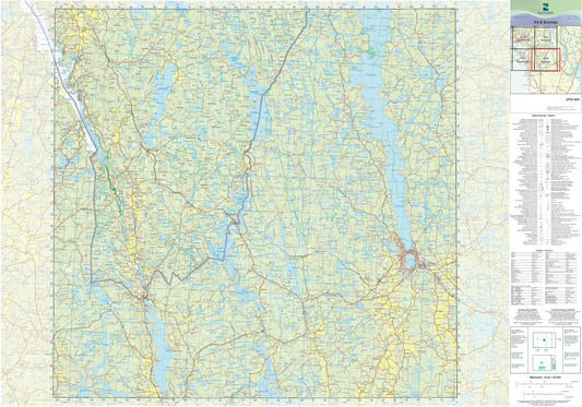 Kartverket N50 kartblad 04-K Kornsjø