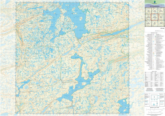 Kartverket N50 kartblad 05-D Njardarheim