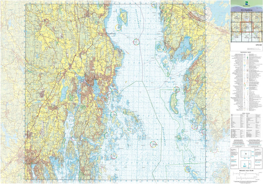Kartverket N50 kartblad 05-J Tønsberg