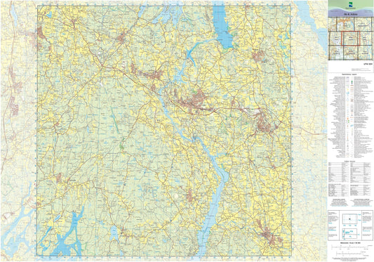 Kartverket N50 kartblad 06-K Askim