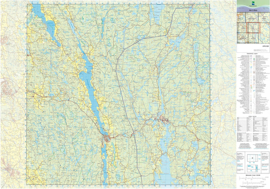 Kartverket N50 kartblad 06-L Ørje