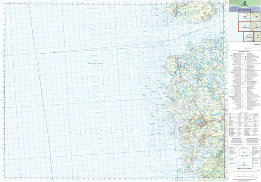 Kartverket N50 kartblad 07-A Svortland