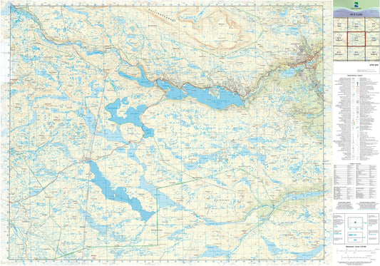 Kartverket N50 kartblad 09-E Geilo