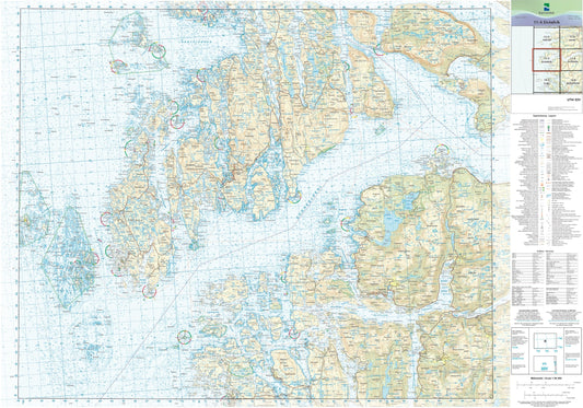 Kartverket N50 kartblad 11-A Eivindvik