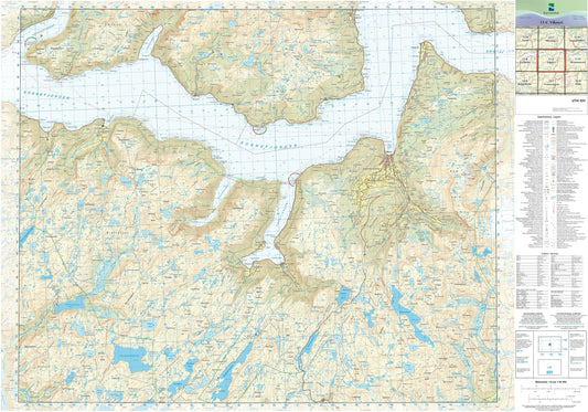 Kartverket N50 kartblad 11-C Vikøyri