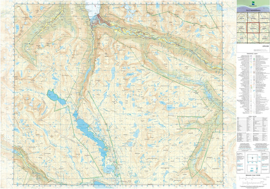 Kartverket N50 kartblad 16-E Sunndalsøra