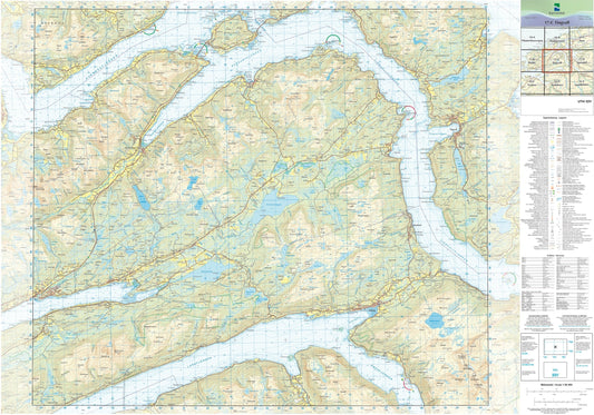 Kartverket N50 kartblad 17-C Tingvoll