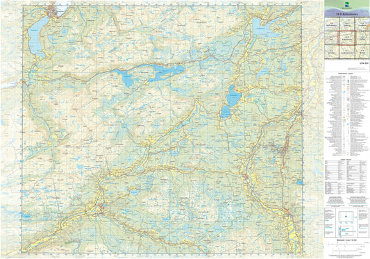 Kartverket N50 kartblad 18-D Kyrksæterøra