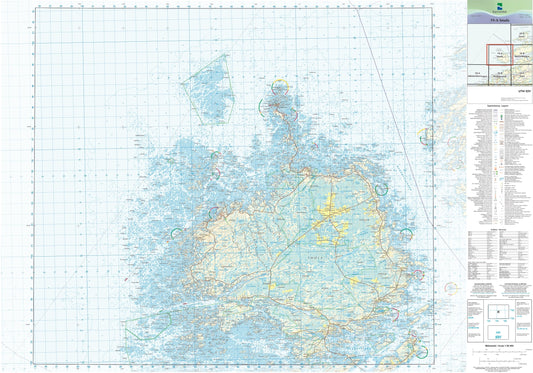 Kartverket N50 kartblad 19-A Smøla