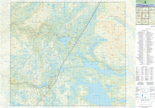 Kartverket N50 kartblad 20-F Vera