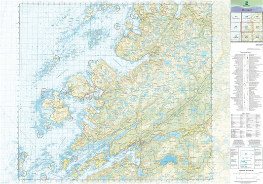 Kartverket N50 kartblad 21-C Åfjord