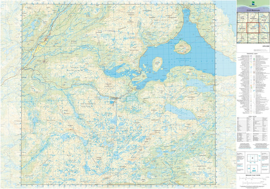 Kartverket N50 kartblad 23-D Skorovatn