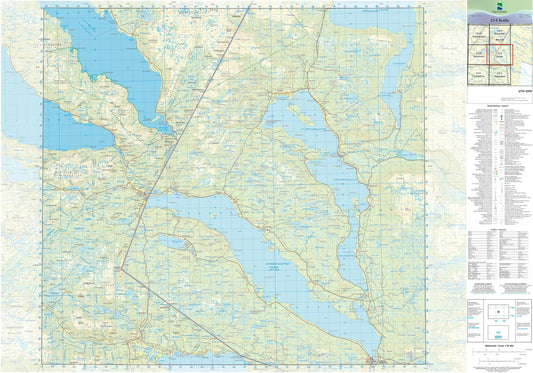 Kartverket N50 kartblad 23-E Kvelia