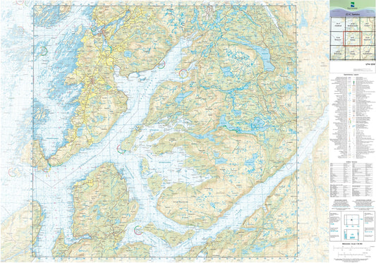 Kartverket N50 kartblad 25-C Sømna