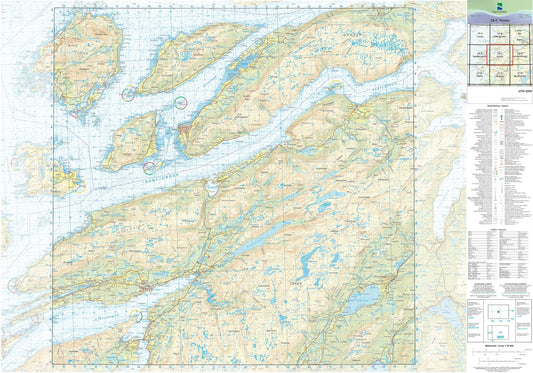 Kartverket N50 kartblad 28-C Nesna