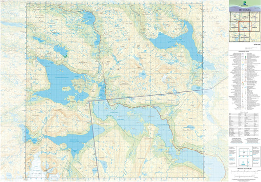 Kartverket N50 kartblad 28-E Umbukta