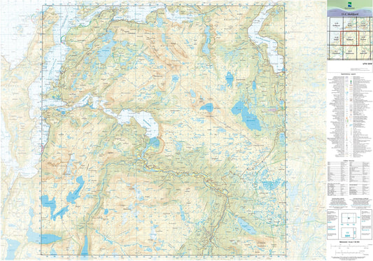 Kartverket N50 kartblad 31-C Moldjord