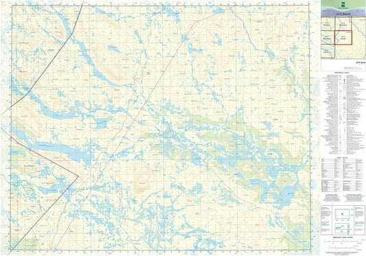 Kartverket N50 kartblad 36-G Beassit