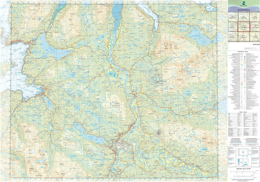 Kartverket N50 kartblad 38-D Bardufoss