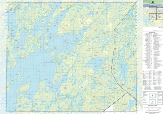 Kartverket N50 kartblad 38-L Ellenvatnet