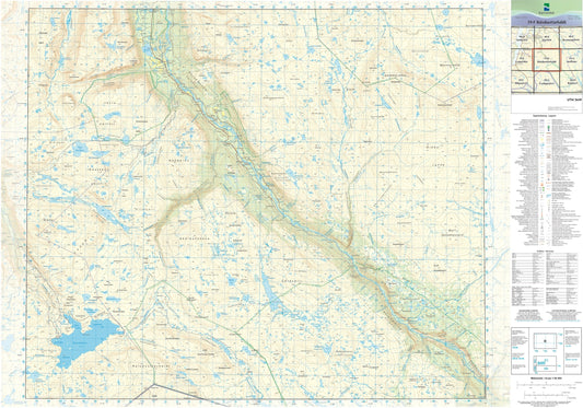 Kartverket N50 kartblad 39-F Ráisduottarháldi