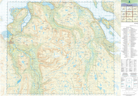 Kartverket N50 kartblad 40-E Storslett