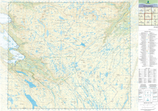 Kartverket N50 kartblad 40-F Kvænangsbotn