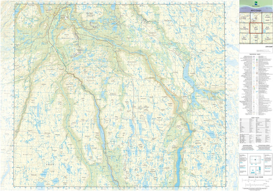 Kartverket N50 kartblad 40-G Gargia