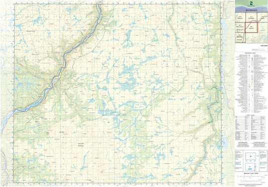 Kartverket N50 kartblad 40-J Sáravárri
