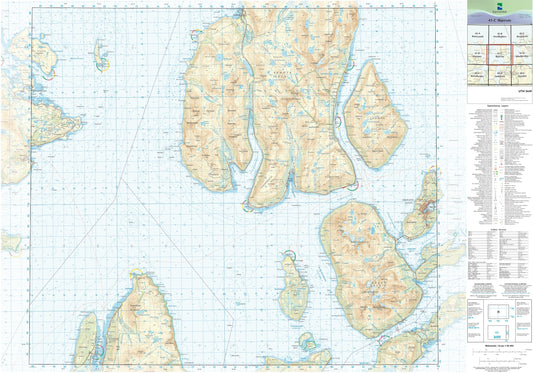 Kartverket N50 kartblad 41-C Skjervøy