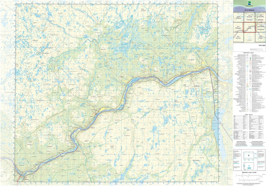 Kartverket N50 kartblad 41-J Sirbmá