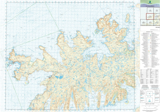 Kartverket N50 kartblad 43-A Breivikbotn