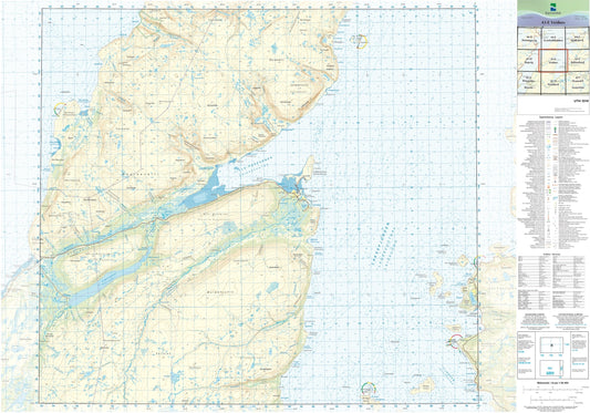 Kartverket N50 kartblad 43-E Veidnes
