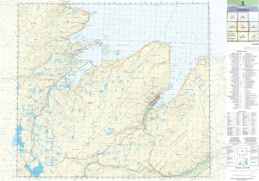 Kartverket N50 kartblad 43-H Båtsfjord