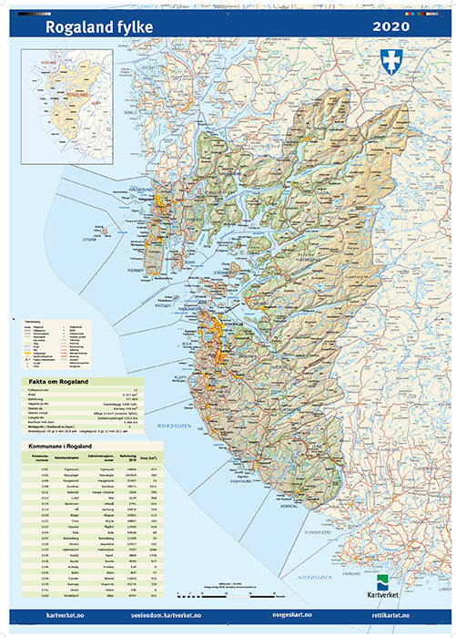 Rogaland Fylkeskart