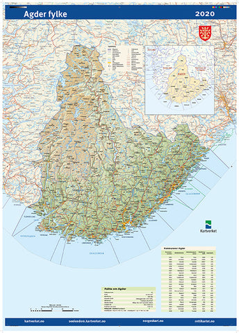 Agder Fylkeskart