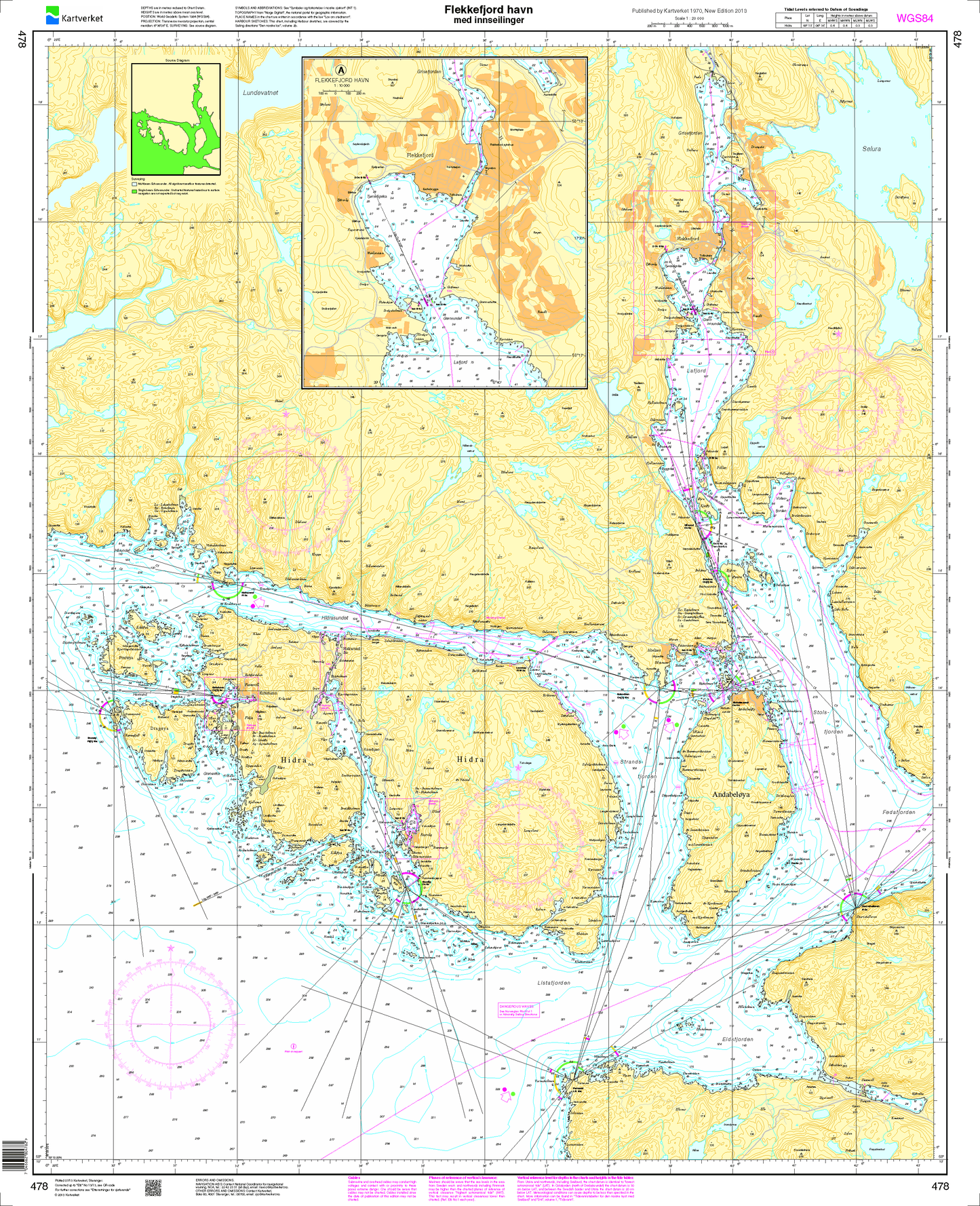 478 Flekkefjord havn med innseilinger