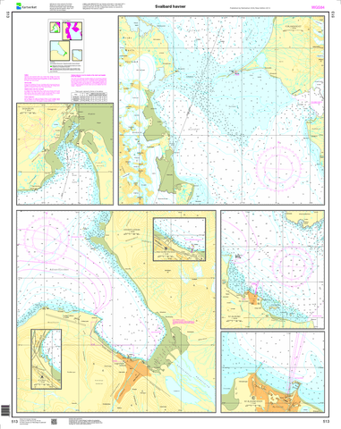513 Svalbard havner: Sveagruva, Forlandsrevet, Adventfjorden, Ny Ålesund
