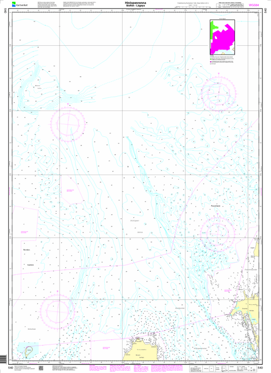 540 Hinlopenrenna. Moffen - Lågøya