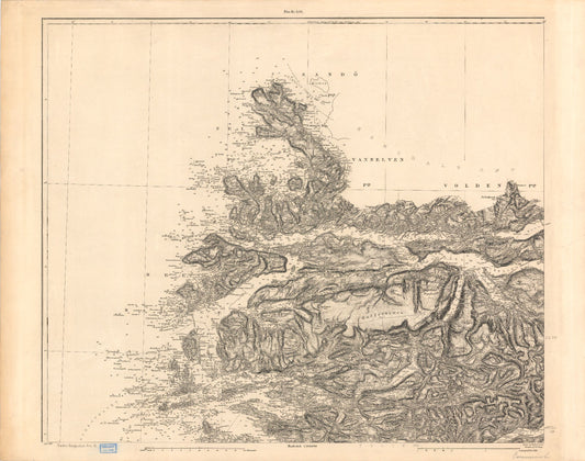 Kart over Nordre Bergenhus Amt (nv): Sogn og Fjordane
