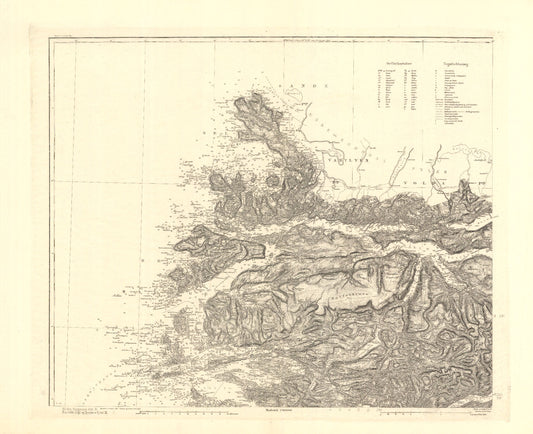 Kart over Nordre Bergenhus Amt (nv): Sogn og Fjordane
