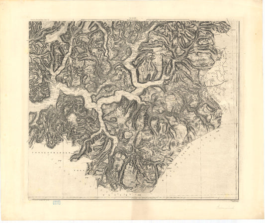 Kart over Nordre Bergenhus Amt (sø): Sogn og Fjordane
