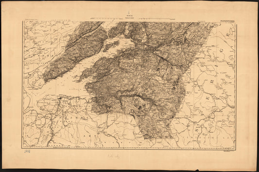 Kart over Nordre Trondhjems Amt: Nord-Trøndelag