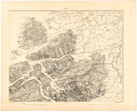 Kart over Romsdals Amt (nø): Møre og Romsdal