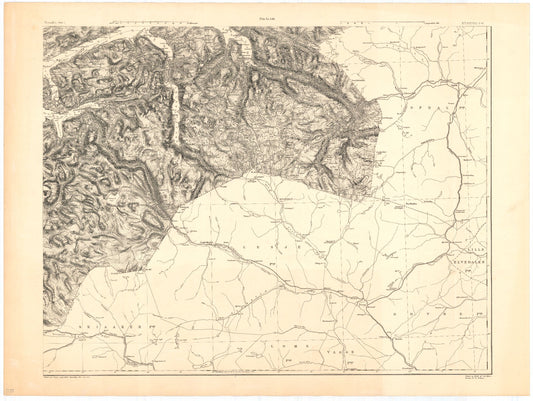 Kart over Romsdals Amt (sø): Møre og Romsdal
