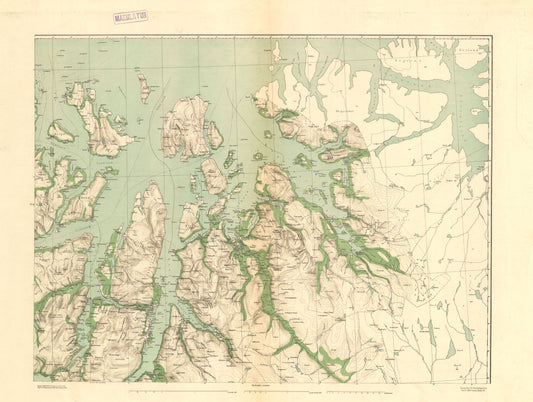 Kart over Tromsø Amt 10 IV: Troms
