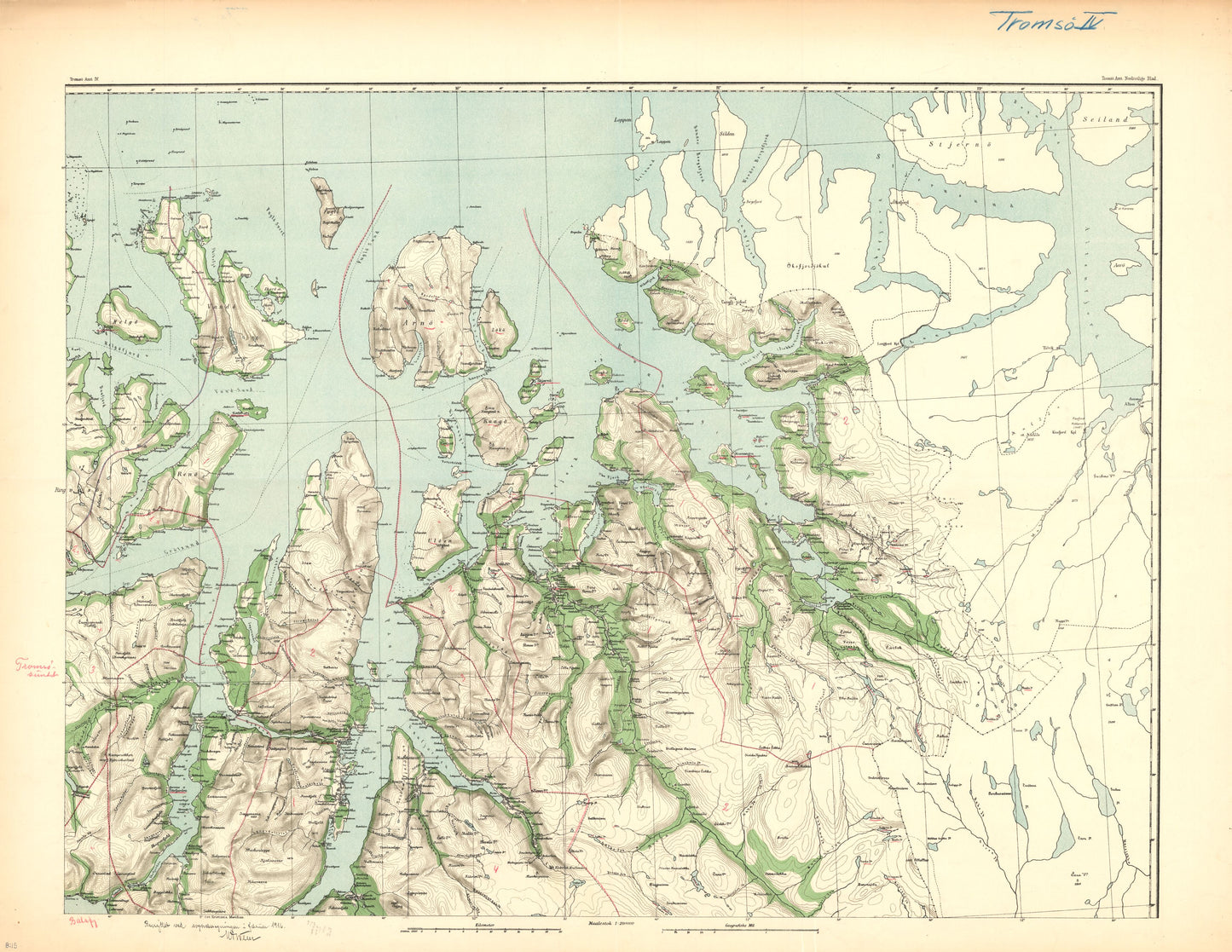 Kart over Tromsø Amt 10 IV: Troms