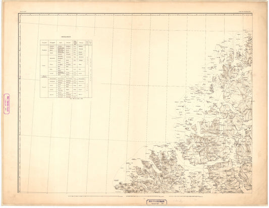 Kart over Tromsø Amt 10 III: Troms