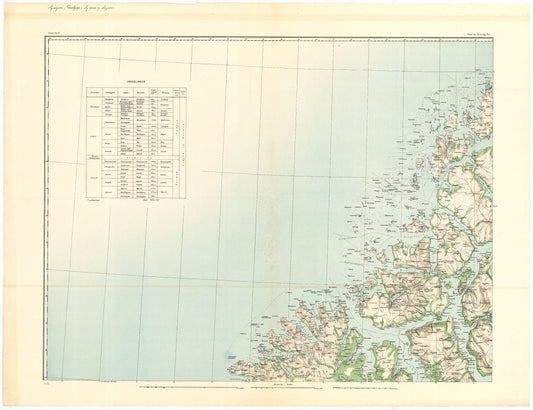 Kart over Tromsø Amt 10 III: Troms